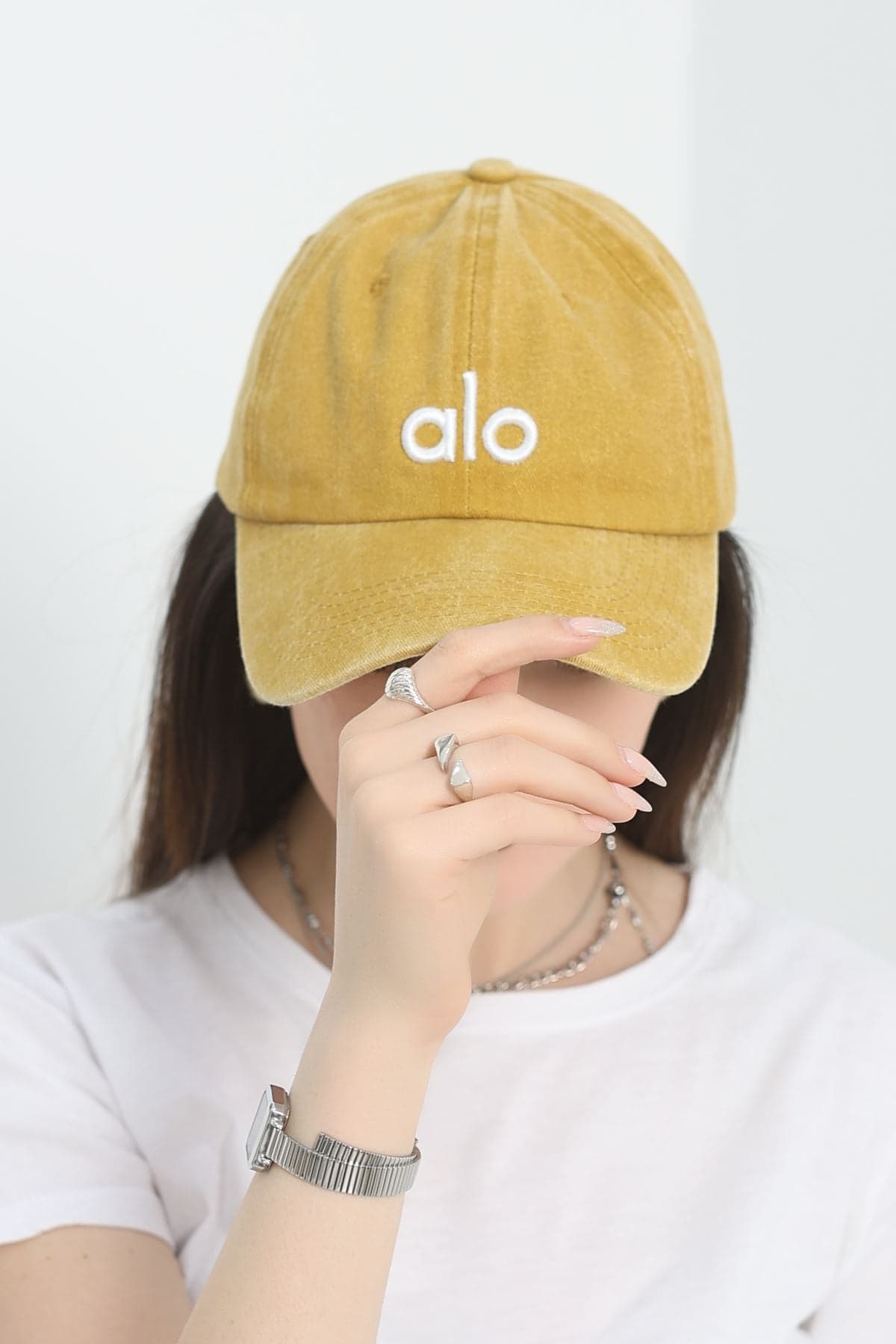 Nakışlı Şapka Hardal - 70157.1736.