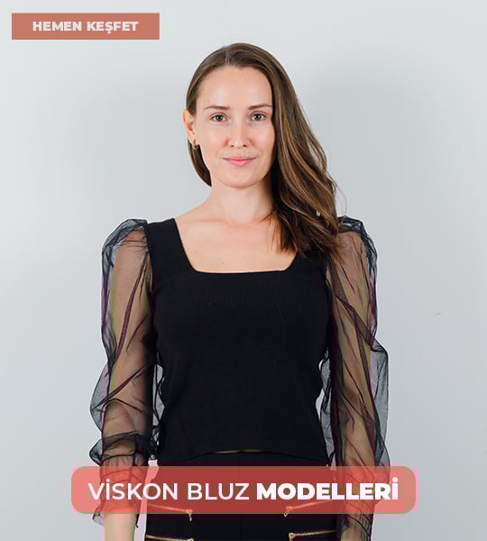 Viskon Bluz Modelleri