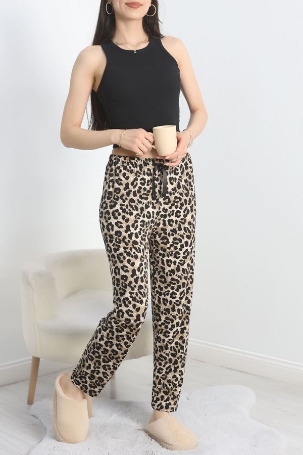 Ring Viskon Pijama Altı Leopar - 50420.1928.