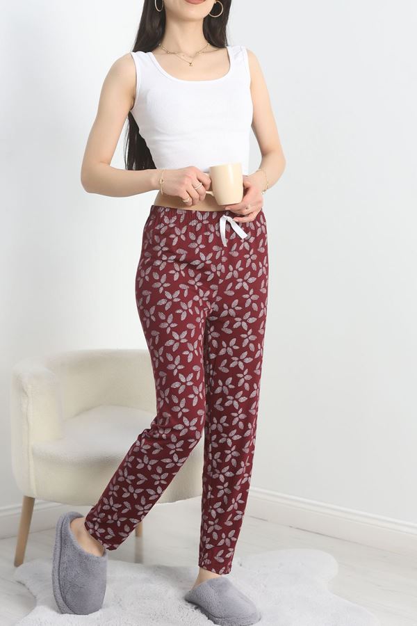 Ring Viskon Pijama Altı Mürdüm - 50420.1928.