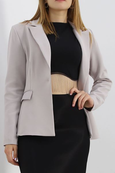 Blazer Ceket Gri - 18851.1247.