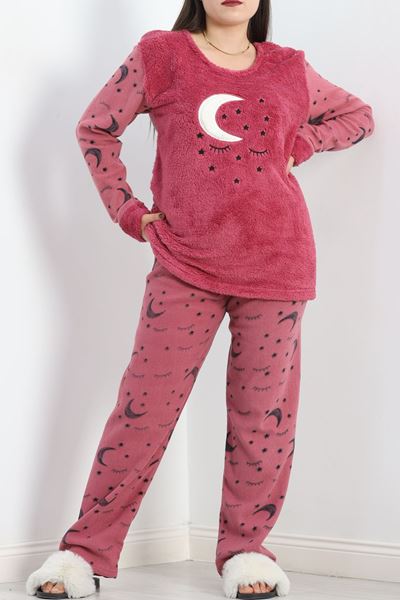 Battal Polar Pijama Takımı Fuşya - 19199.1048.