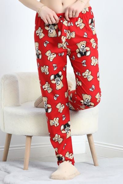 Süet Pijama Altı Kırmızıayıcık - 50112.1050.