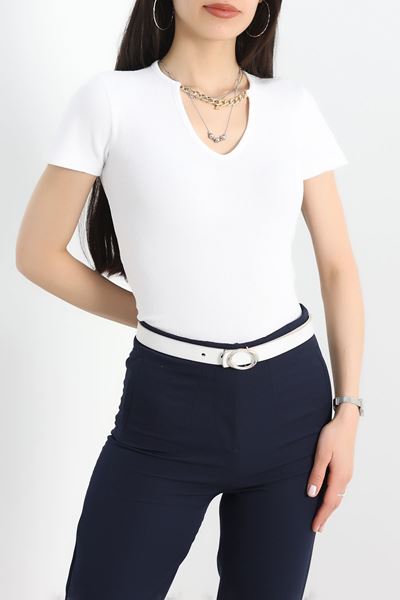 Aksesuarlı Kaşkorse Body Beyaz - 70052.599.
