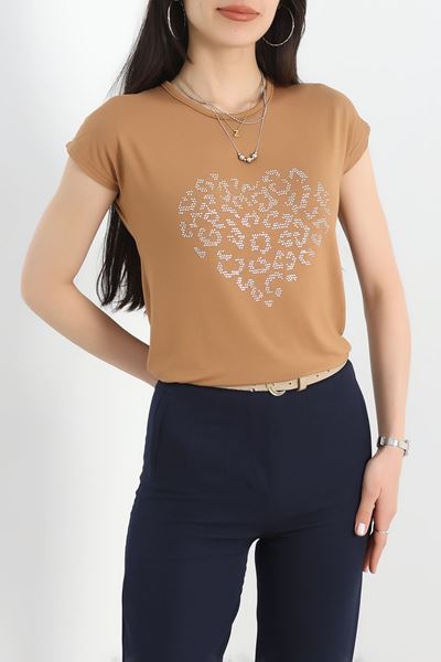 Kalp Detaylı Bluz Bisküvi - 20758.599.
