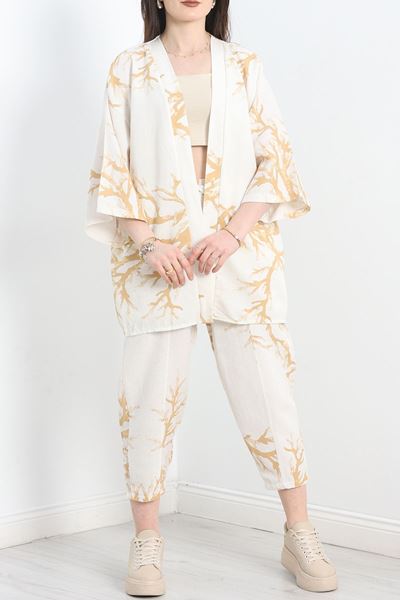 Kimono Takım Beyazbej - 152342.701.